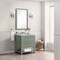 James Martin Vanities Breckenridge 30in Single Vanity, Smokey Celadon w/ 3 CM Carrara Marble Top 330-V30-SC-3CAR - alternate 7